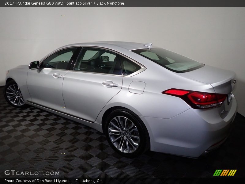 Santiago Silver / Black Monotone 2017 Hyundai Genesis G80 AWD