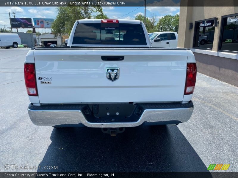 Bright White / Black/Diesel Gray 2017 Ram 1500 SLT Crew Cab 4x4