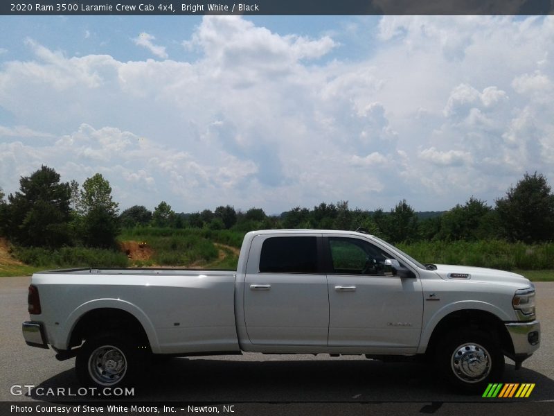 Bright White / Black 2020 Ram 3500 Laramie Crew Cab 4x4