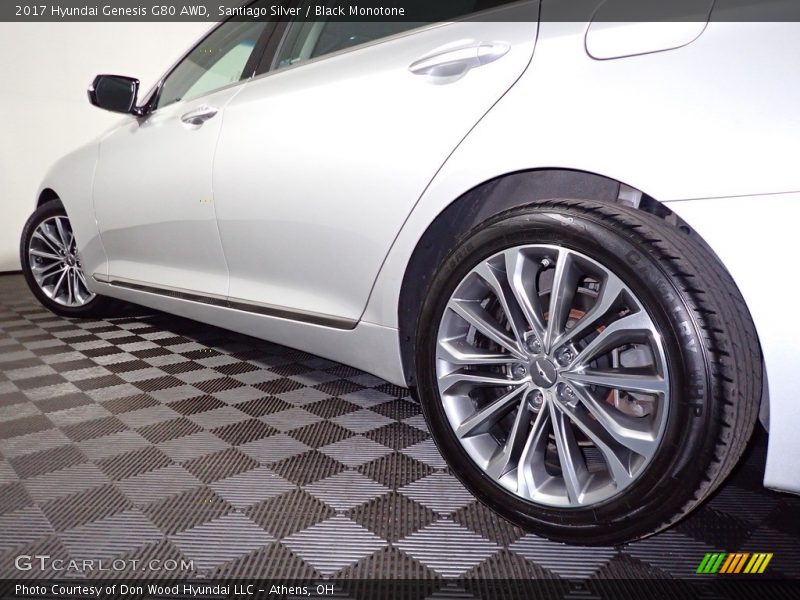 Santiago Silver / Black Monotone 2017 Hyundai Genesis G80 AWD