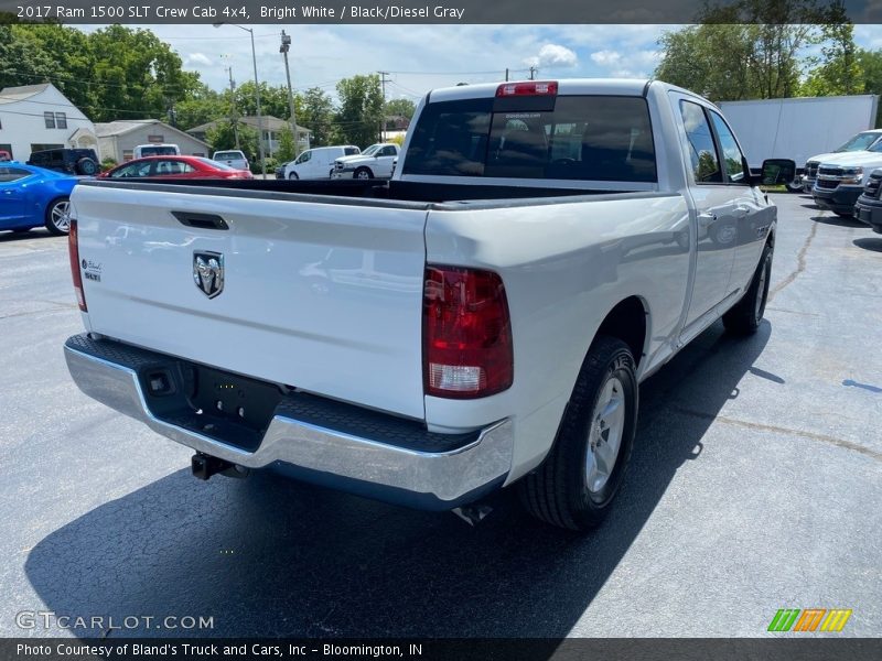Bright White / Black/Diesel Gray 2017 Ram 1500 SLT Crew Cab 4x4