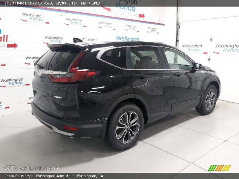 Crystal Black Pearl / Gray 2020 Honda CR-V EX AWD