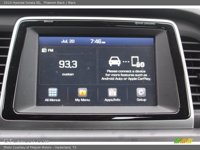 Phantom Black / Black 2019 Hyundai Sonata SEL