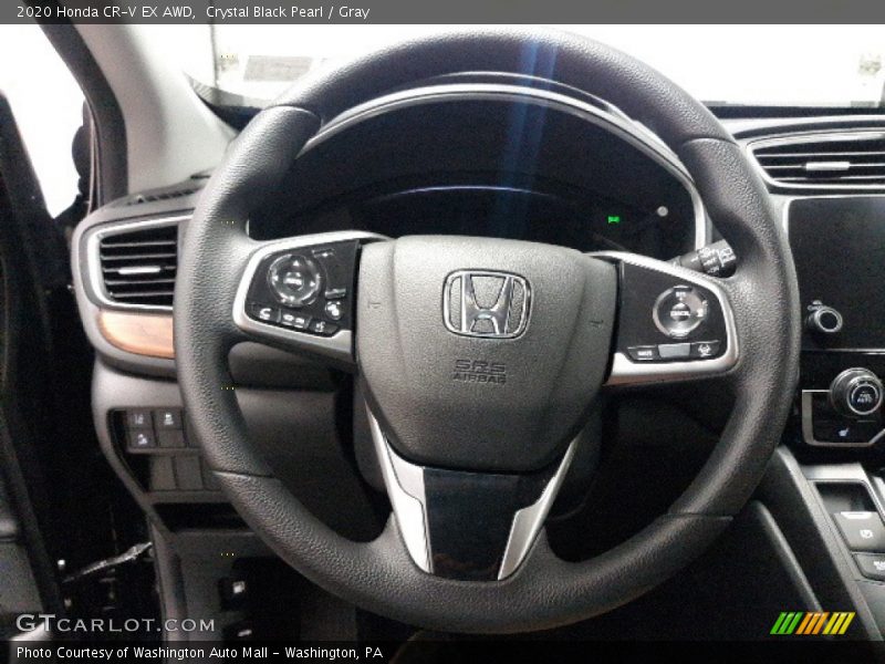 Crystal Black Pearl / Gray 2020 Honda CR-V EX AWD