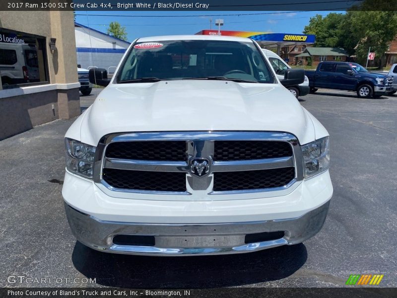 Bright White / Black/Diesel Gray 2017 Ram 1500 SLT Crew Cab 4x4