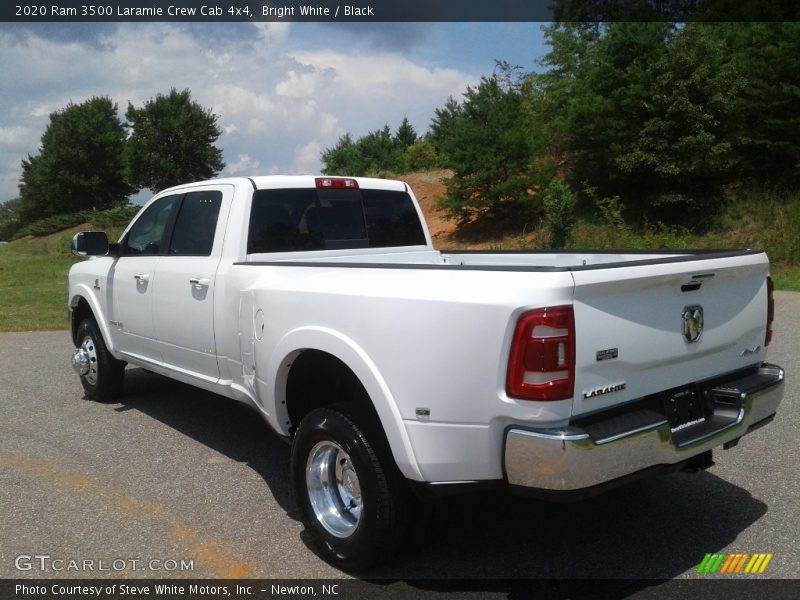 Bright White / Black 2020 Ram 3500 Laramie Crew Cab 4x4