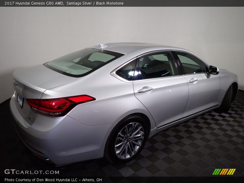 Santiago Silver / Black Monotone 2017 Hyundai Genesis G80 AWD