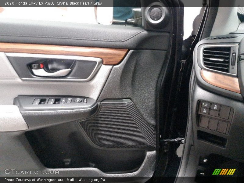 Crystal Black Pearl / Gray 2020 Honda CR-V EX AWD