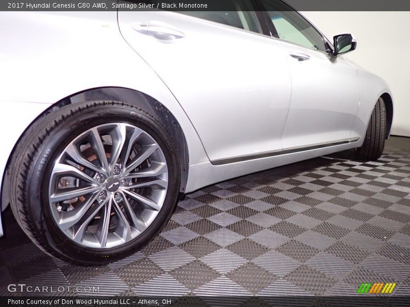 Santiago Silver / Black Monotone 2017 Hyundai Genesis G80 AWD