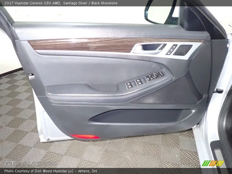 Santiago Silver / Black Monotone 2017 Hyundai Genesis G80 AWD
