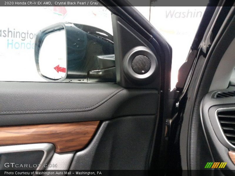 Crystal Black Pearl / Gray 2020 Honda CR-V EX AWD