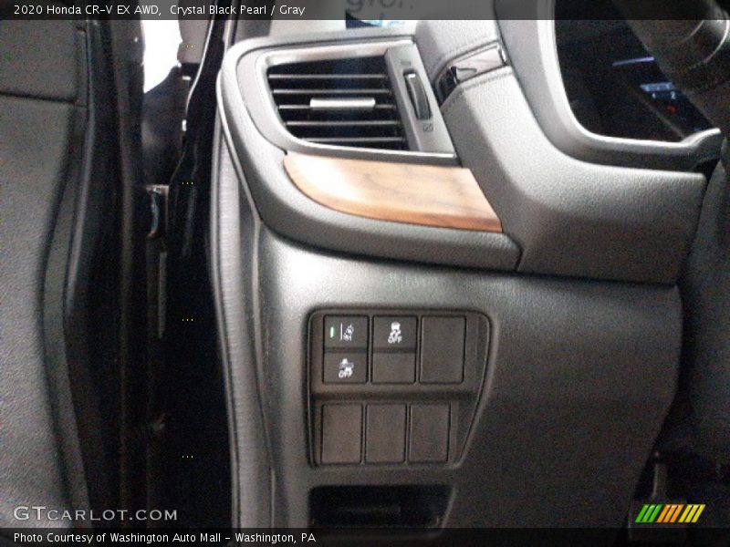 Crystal Black Pearl / Gray 2020 Honda CR-V EX AWD