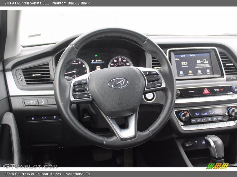 Phantom Black / Black 2019 Hyundai Sonata SEL