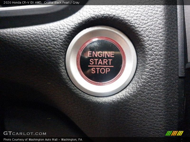 Crystal Black Pearl / Gray 2020 Honda CR-V EX AWD
