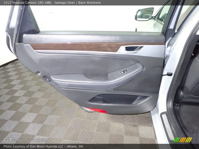 Santiago Silver / Black Monotone 2017 Hyundai Genesis G80 AWD