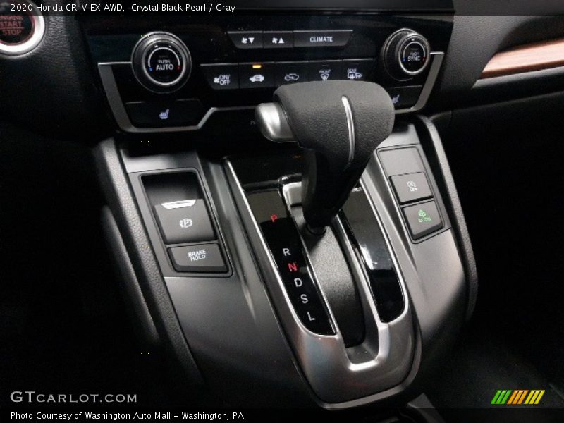 Crystal Black Pearl / Gray 2020 Honda CR-V EX AWD