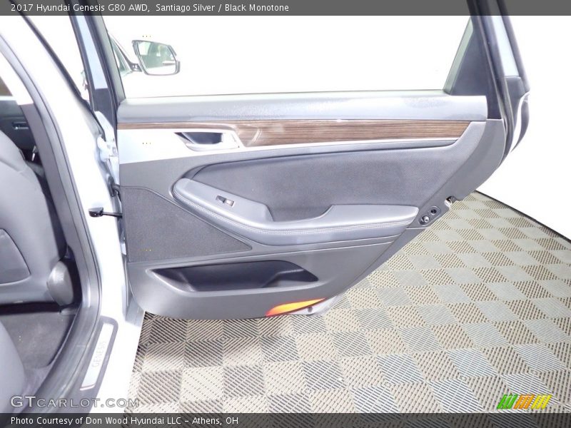 Santiago Silver / Black Monotone 2017 Hyundai Genesis G80 AWD