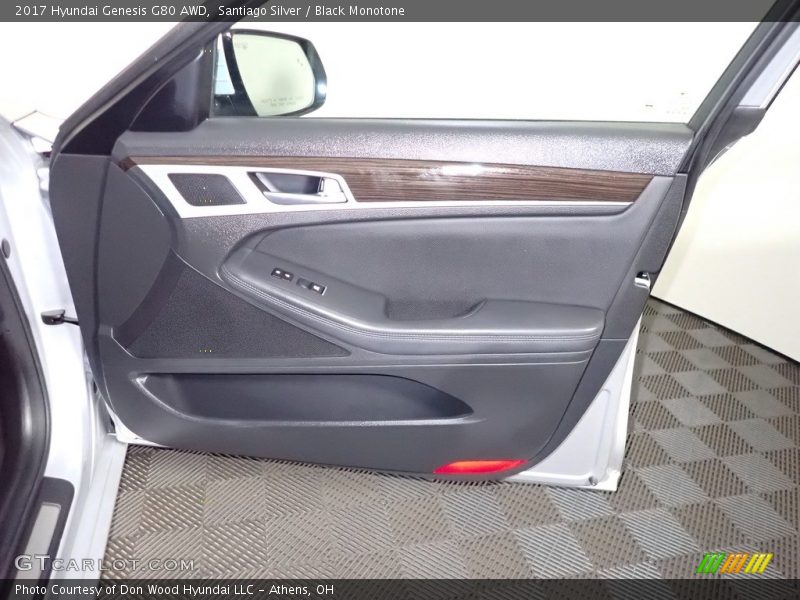 Santiago Silver / Black Monotone 2017 Hyundai Genesis G80 AWD