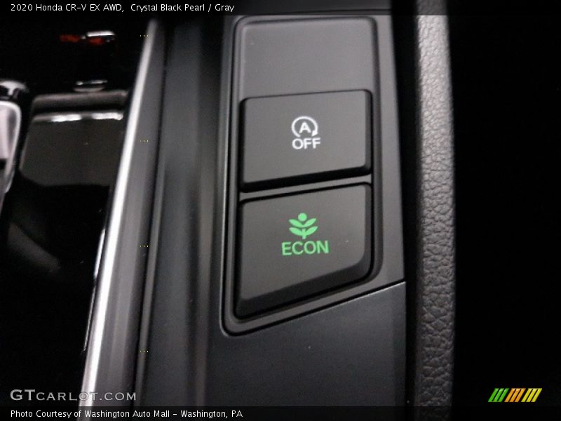 Crystal Black Pearl / Gray 2020 Honda CR-V EX AWD