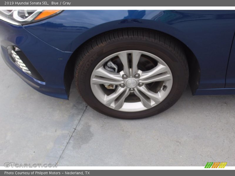 Blue / Gray 2019 Hyundai Sonata SEL