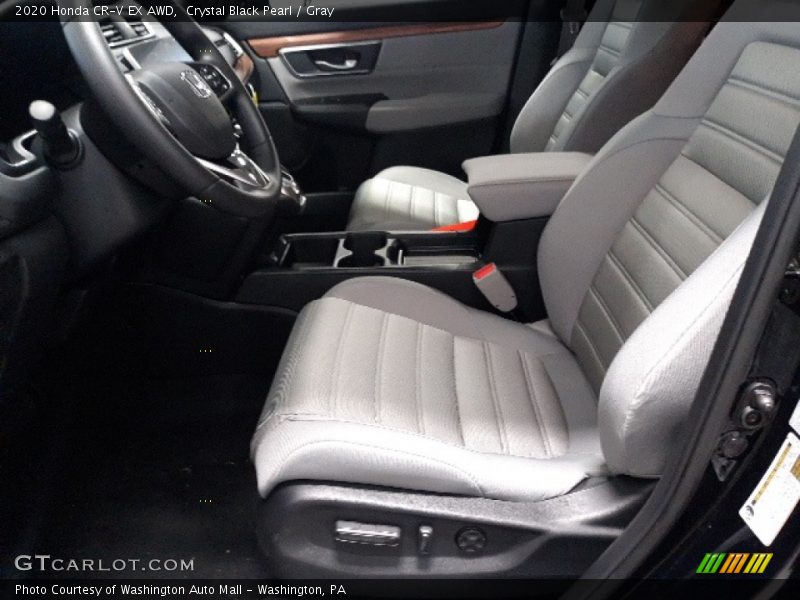 Crystal Black Pearl / Gray 2020 Honda CR-V EX AWD