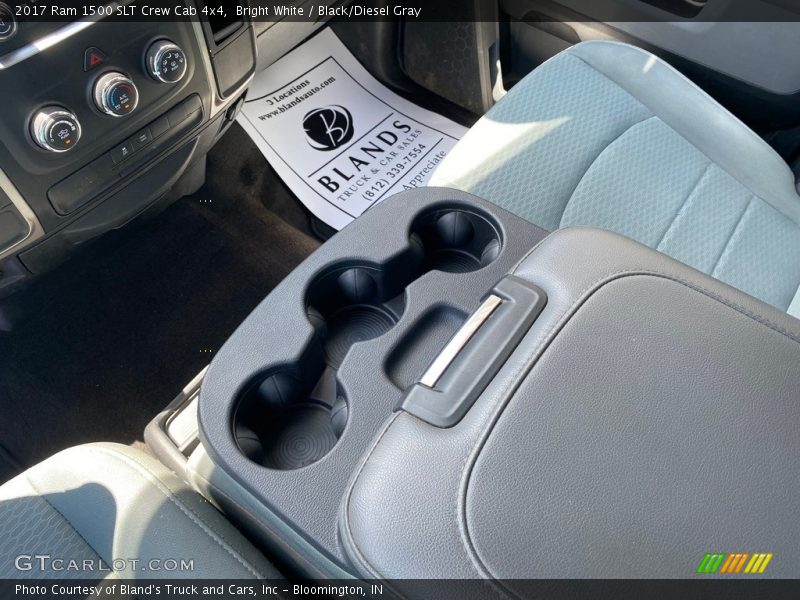 Bright White / Black/Diesel Gray 2017 Ram 1500 SLT Crew Cab 4x4