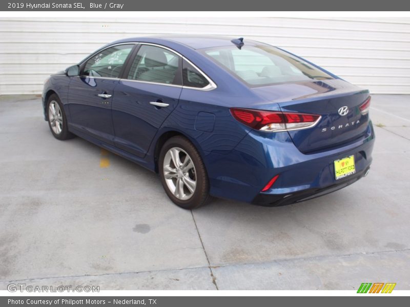 Blue / Gray 2019 Hyundai Sonata SEL