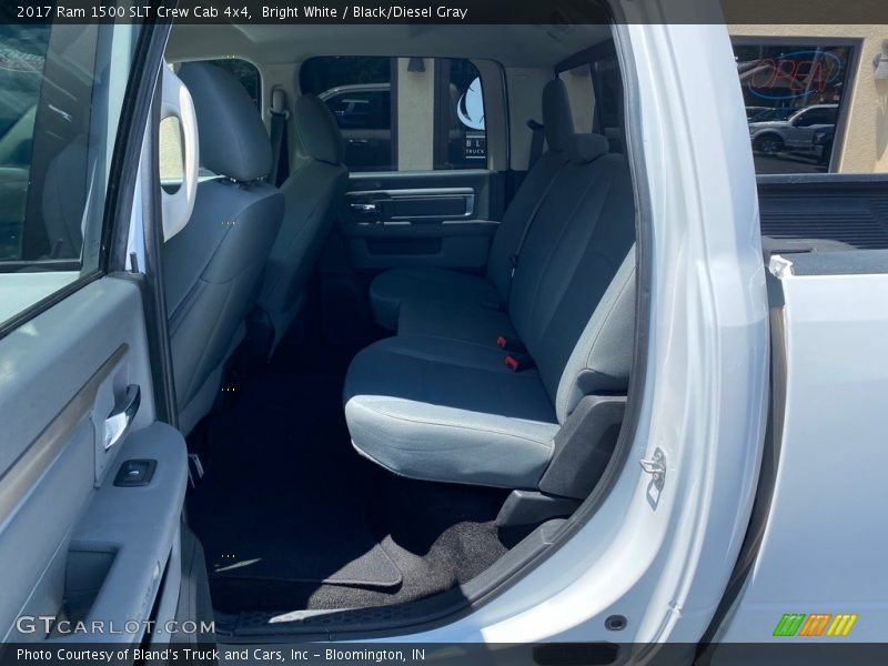 Bright White / Black/Diesel Gray 2017 Ram 1500 SLT Crew Cab 4x4