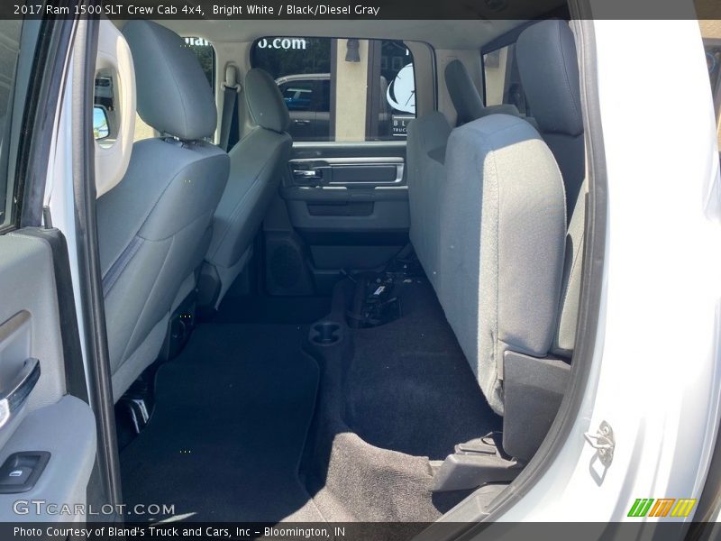 Bright White / Black/Diesel Gray 2017 Ram 1500 SLT Crew Cab 4x4
