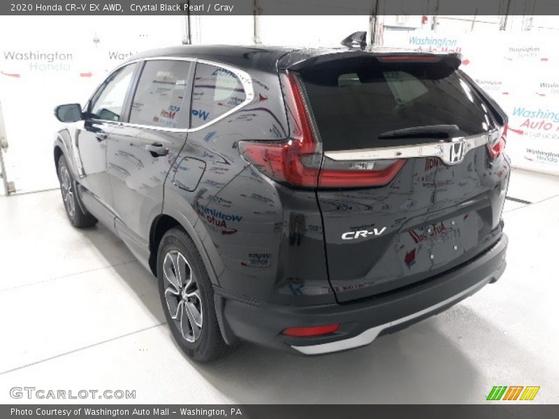 Crystal Black Pearl / Gray 2020 Honda CR-V EX AWD