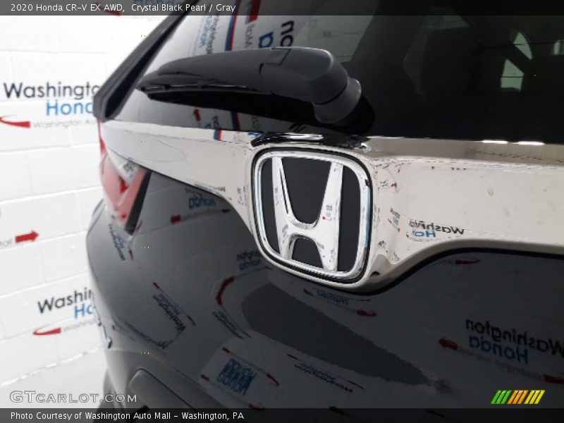 Crystal Black Pearl / Gray 2020 Honda CR-V EX AWD