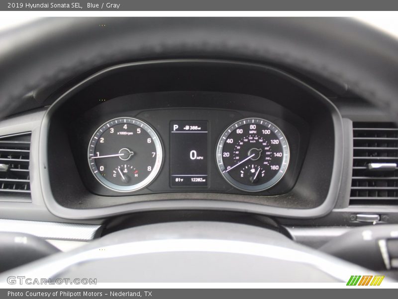 Blue / Gray 2019 Hyundai Sonata SEL