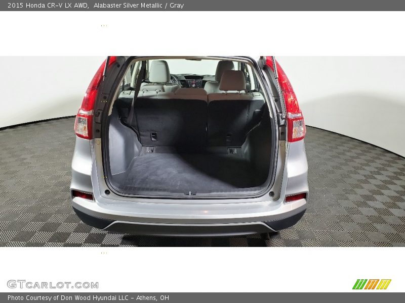 Alabaster Silver Metallic / Gray 2015 Honda CR-V LX AWD