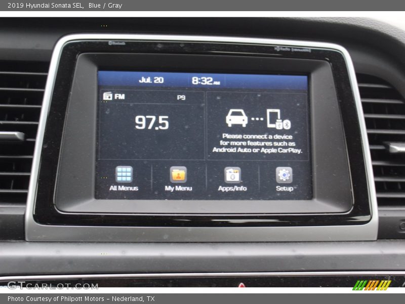 Blue / Gray 2019 Hyundai Sonata SEL