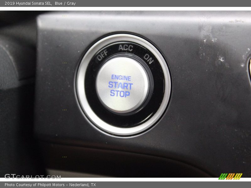 Blue / Gray 2019 Hyundai Sonata SEL