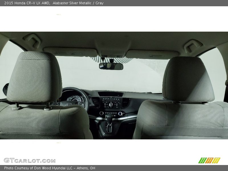 Alabaster Silver Metallic / Gray 2015 Honda CR-V LX AWD