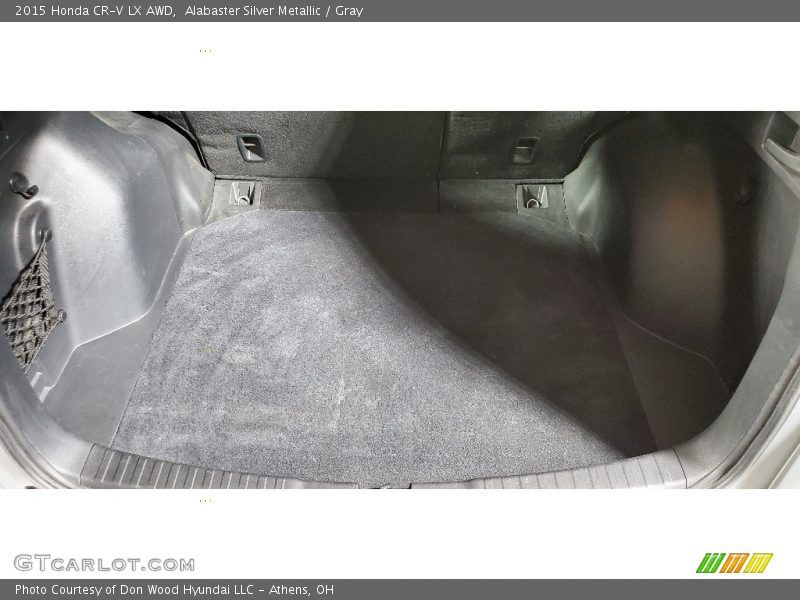 Alabaster Silver Metallic / Gray 2015 Honda CR-V LX AWD