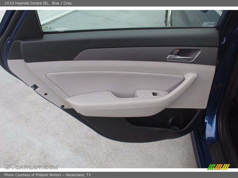Blue / Gray 2019 Hyundai Sonata SEL