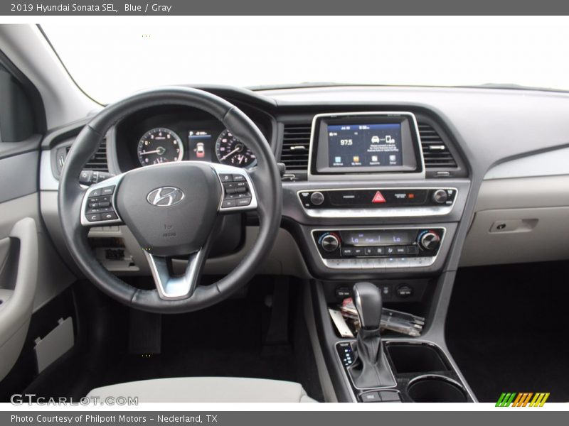 Blue / Gray 2019 Hyundai Sonata SEL