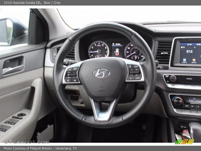 Blue / Gray 2019 Hyundai Sonata SEL
