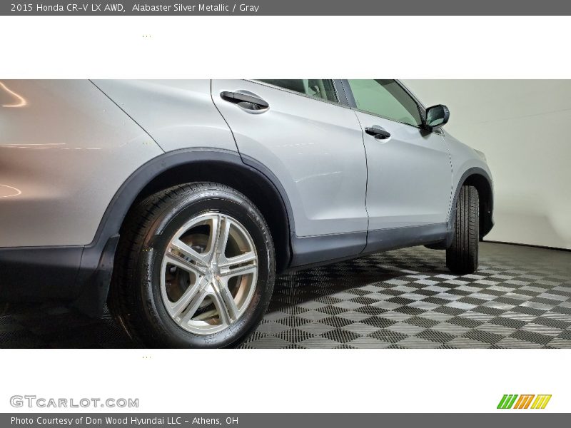 Alabaster Silver Metallic / Gray 2015 Honda CR-V LX AWD