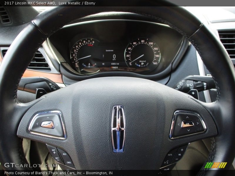 Luxe Metallic / Ebony 2017 Lincoln MKC Select AWD