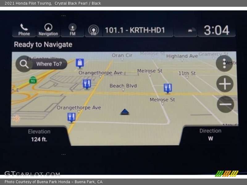 Navigation of 2021 Pilot Touring