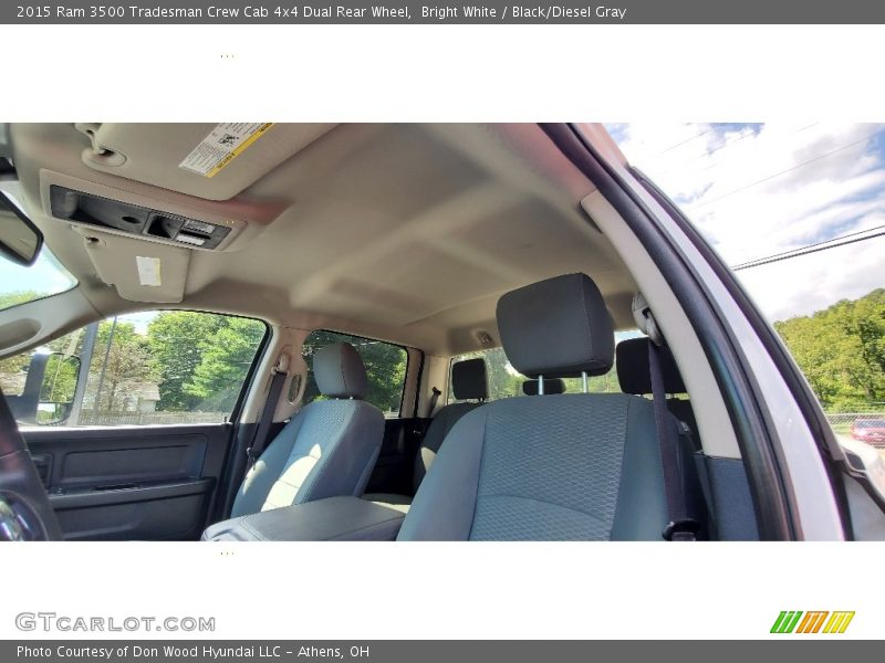 Bright White / Black/Diesel Gray 2015 Ram 3500 Tradesman Crew Cab 4x4 Dual Rear Wheel