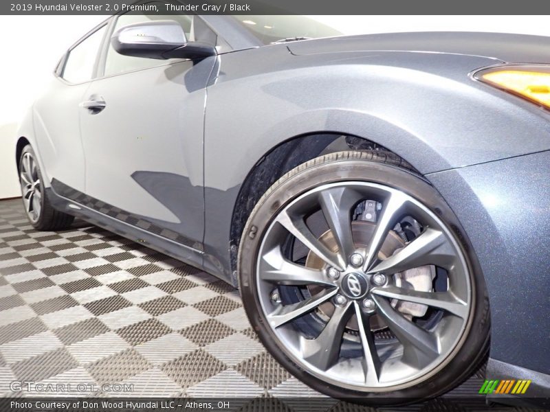 Thunder Gray / Black 2019 Hyundai Veloster 2.0 Premium