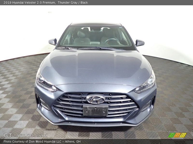Thunder Gray / Black 2019 Hyundai Veloster 2.0 Premium