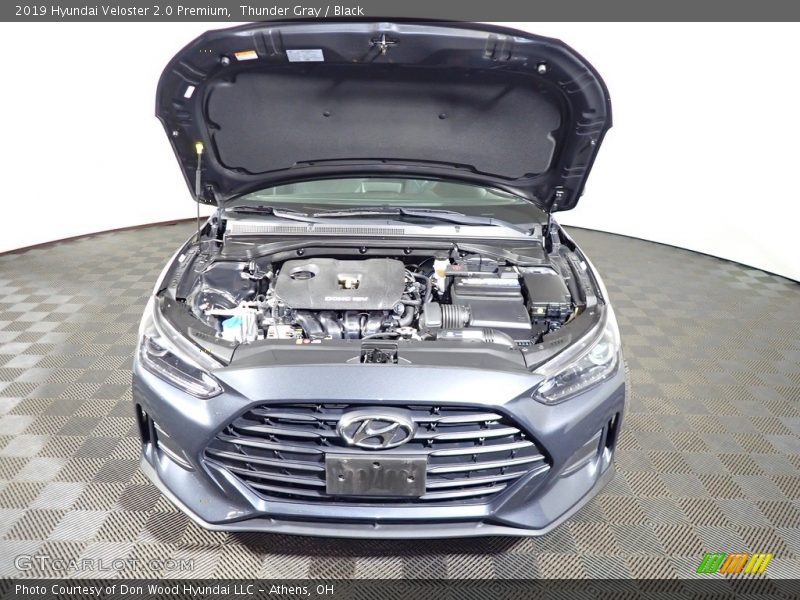 Thunder Gray / Black 2019 Hyundai Veloster 2.0 Premium