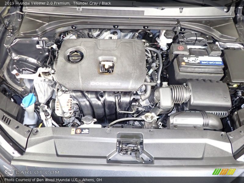 Thunder Gray / Black 2019 Hyundai Veloster 2.0 Premium