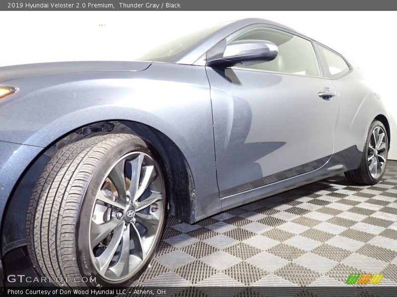 Thunder Gray / Black 2019 Hyundai Veloster 2.0 Premium
