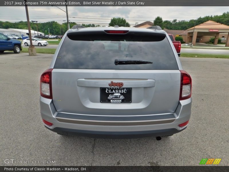 Billet Silver Metallic / Dark Slate Gray 2017 Jeep Compass 75th Anniversary Edition